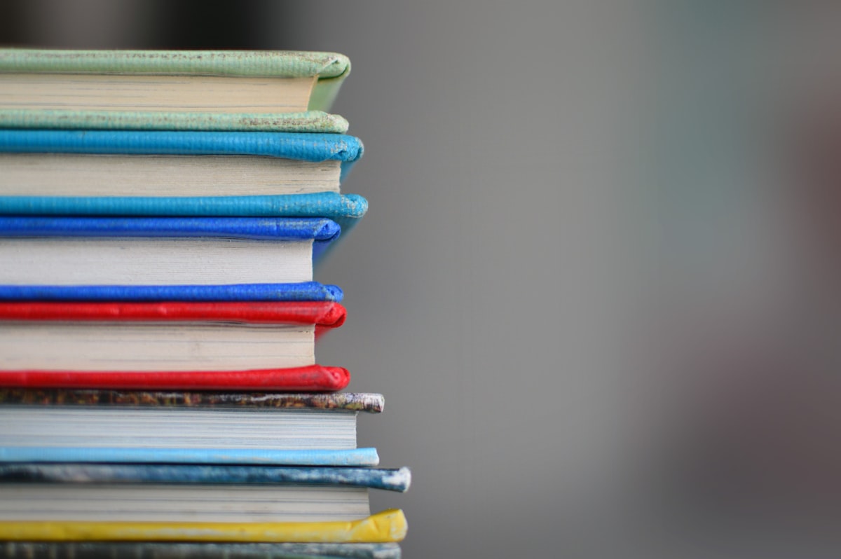 Child reading a book